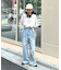 【ユニセックス】ポンチハイカウントサイドスリットビッグシルエットTee