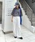 【ユニセックス】ポンチハイカウントサイドスリットビッグシルエットTee