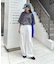 【ユニセックス】ポンチハイカウントサイドスリットビッグシルエットTee