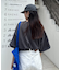 【ユニセックス】ポンチハイカウントサイドスリットビッグシルエットTee