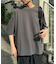【ユニセックス】ポンチハイカウントサイドスリットビッグシルエットTee