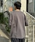 【ユニセックス】ポンチハイカウントサイドスリットビッグシルエットTee