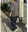 【ユニセックス】ポンチハイカウントサイドスリットビッグシルエットTee