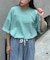 【ユニセックス】ポンチハイカウントサイドスリットビッグシルエットTee