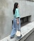 【ユニセックス】ポンチハイカウントサイドスリットビッグシルエットTee