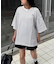 【ユニセックス】ポンチハイカウントサイドスリットビッグシルエットTee