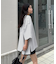 【ユニセックス】ポンチハイカウントサイドスリットビッグシルエットTee