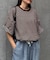 【ユニセックス】ポンチハイカウントサイドスリットビッグシルエットTee