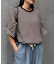 【ユニセックス】ポンチハイカウントサイドスリットビッグシルエットTee