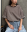 【ユニセックス】ポンチハイカウントサイドスリットビッグシルエットTee