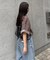 【ユニセックス】ポンチハイカウントサイドスリットビッグシルエットTee