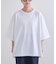 【ユニセックス】ポンチハイカウントサイドスリットビッグシルエットTee