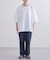 【ユニセックス】ポンチハイカウントサイドスリットビッグシルエットTee