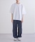 【ユニセックス】ポンチハイカウントサイドスリットビッグシルエットTee