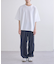 【ユニセックス】ポンチハイカウントサイドスリットビッグシルエットTee