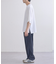 【ユニセックス】ポンチハイカウントサイドスリットビッグシルエットTee