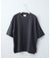 【ユニセックス】ポンチハイカウントサイドスリットビッグシルエットTee