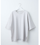 【ユニセックス】ポンチハイカウントサイドスリットビッグシルエットTee