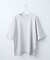 【ユニセックス】ポンチハイカウントサイドスリットビッグシルエットTee