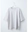【ユニセックス】ポンチハイカウントサイドスリットビッグシルエットTee