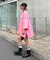 【SOUNDS GOOOOD】配色ステッチサイドスリットTee半袖