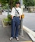 【夏でも涼しい◎】【TYPYDENIM】メッシュデニムワークパンツ