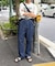 【夏でも涼しい◎】【TYPYDENIM】メッシュデニムワークパンツ