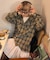 【アソート加工/ジャケット見え◎】【UNISEX】フード付きチェックシャツ