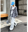 【アソート加工/ジャケット見え◎】【UNISEX】フード付きチェックシャツ