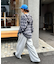 【アソート加工/ジャケット見え◎】【UNISEX】フード付きチェックシャツ