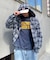 【アソート加工/ジャケット見え◎】【UNISEX】フード付きチェックシャツ