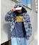 【アソート加工/ジャケット見え◎】【UNISEX】フード付きチェックシャツ