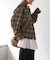 【アソート加工/ジャケット見え◎】【UNISEX】フード付きチェックシャツ
