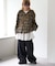 【アソート加工/ジャケット見え◎】【UNISEX】フード付きチェックシャツ