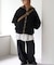【アソート加工/ジャケット見え◎】【UNISEX】フード付きチェックシャツ