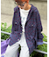 【アソート加工/ジャケット見え◎】【UNISEX】フード付きチェックシャツ
