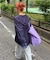 【アソート加工/ジャケット見え◎】【UNISEX】フード付きチェックシャツ