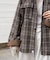 【コーデュロイ袖切り替え】【ユニセックス】モールチェックシャツジャケット