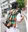 【コーデュロイ袖切り替え】【ユニセックス】モールチェックシャツジャケット