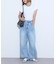 【2WAYシルエット調節可能】オーバーダイウエストタックデザインデニム