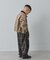 【KIDS】裾ドロストチェックイージーパンツ