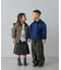 【KIDS】裾ドロストチェックイージーパンツ
