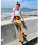 【全骨格カバーできる美脚パンツ】ウエストベルトアソートワイドパンツ