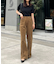 【全骨格カバーできる美脚パンツ】ウエストベルトアソートワイドパンツ