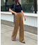 【全骨格カバーできる美脚パンツ】ウエストベルトアソートワイドパンツ