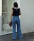 【全骨格カバーできる美脚パンツ】ウエストベルトアソートワイドパンツ