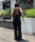 【全骨格カバーできる美脚パンツ】ウエストベルトアソートワイドパンツ