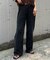 【全骨格カバーできる美脚パンツ】ウエストベルトアソートワイドパンツ