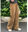 【全骨格カバーできる美脚パンツ】ウエストベルトアソートワイドパンツ
