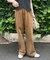 【全骨格カバーできる美脚パンツ】ウエストベルトアソートワイドパンツ